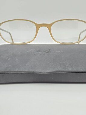 Eddie Bauer Sequoia Crystal Brown Eyeglasses Frame w/ Flexhinge and Case 49mm